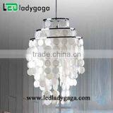 Beautiful Colorful Capiz Shell Chandelier thumbnail-1