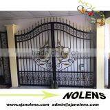 Wrought Iron Main Swing Open Style Gate: /manufacture of Ornamental Wrought Iron Gate
