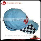 Wholesale Custom Embroidery Logo Blue Sport Cap Black With White Baseball Cap thumbnail-1