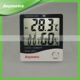 Hot Sell Digital LCD Thermo-Hygrometer With Clock