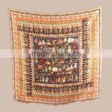 Printed 14mm Wholesale New Square Twill Silk Scarf thumbnail-2