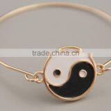 Diagrams Taijitu Yingyang Wire Simple Bangle Bracelet thumbnail-2
