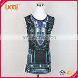 New Arrival African Dashiki Women Printing Tank Top thumbnail-4