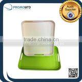Rectangular Bamboo Fiber Serving Tray Food Trays With Handle thumbnail-1