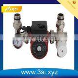 Stainless Steel Floor Heating Water Distribution Manifold With Gauge(YZF-L089)