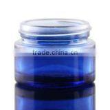 Whole Sale Beauty Supply Cobalt Blue Glass Jar thumbnail-3