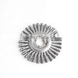 Twist Knot Wheel Brushes With Arbor Hole, Diameter 115mm or 4 1/2" thumbnail-1