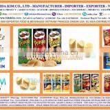 150GR PRINGLES POTATOES -EXPORTER - OREO CHOCOLATE- ORANGE STRAWBERRY TIDA KIM - COOKIES CREAM FOOD BUICUIT VIETNAM thumbnail-1