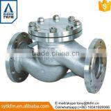 2015 TKFM hot sale city water supply pipeline use ductile iron cast iron flanged swing check valve