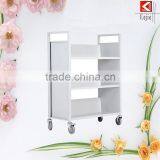 Professional Doctor Medical Cart Metal Book Cart Cart With Wheels Handle With CE Certificate Quality Choice thumbnail-4