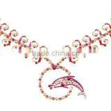 Rhinestone Crystal Art Fashion Easy Removable Custom Necklace Tattoos Sticker/Fashion Tattoos Sticker thumbnail-1