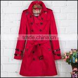 2016 Latest Coat Designs for Women and Women's Long Coat Made in China Guangzhou thumbnail-4