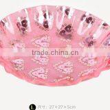 FDA Passed l Transparent Acrylic Fruit Plate Dry Fruit Plate thumbnail-1