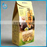 Credible Factory Custom Light Color Paper Packaging Box With Fresh Design for Handmade Caramel