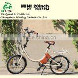 Mini,20 Inch Front Wheel Hub Motor 350 Watt Electric Bike Conversion Kit 36v Battery thumbnail-1