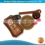 High Quality Garment Cord Stopper Leather Made in Yizhijin