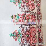 Best-Selling Cord Embroidery Design On Polyester Fabric Curtain Fabric thumbnail-1