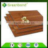 Greenbond indoor wooden aluminum composite panels