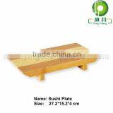 Luxury Non-slip Bamboo Sushi Tray