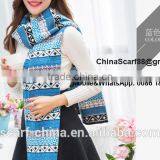 Wool Ethnic Scarf Wholesale thumbnail-4