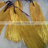 Gold bullion wire shining | Spanish smooth thread bright | Caramelo shiny thread