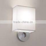 UL & CUL Listed Indoor Fabric Wall Light in Brushed Aluminum thumbnail-1