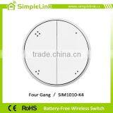 Building Autoamtion Self Powered Lighting Solution AC 110~240v Wireless Remote Control Switch thumbnail-6