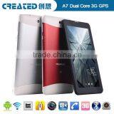 3g Android MTK8312 Dual Core 4GB Hard Disk Built-in Download Games for Tablet Android