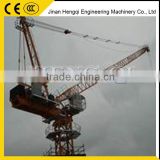 Luffing type tower crane design