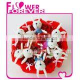 Plush Rabbit Bouquet Unique Birthday Gifts thumbnail-4