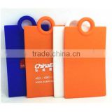 Durable promotional customized mini silicone luggage tag