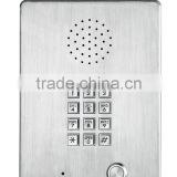 KNZD-03 wireless telephone Stainless steel Elevator phone with keypad door phone