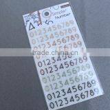 3d Sequential Number Epoxy Dome Sticker for Kids thumbnail-1