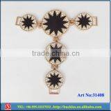 Gold Plating Metal Sandal Shoe Chain Part Decoration HB053 thumbnail-3