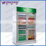 688L Soft Drink Commercial Used Vertical Double Door Display Coolers thumbnail-2