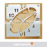 DEHENG Creative Metal Number Wooden Clock thumbnail-2
