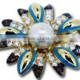 pearl fashion jewelry with colorful mila QMR053, wholesale direct manufacturer, high quality fashion rings