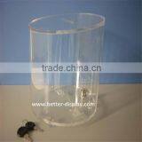 Wholesale Acrylic Large Charity Collection Boxes