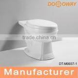 New Push Button Flush Cheap wc Toilet Design India DT-M9937-1