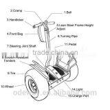 Adult off Road 2 Wheel Stand up Adult Electric Scooter thumbnail-4