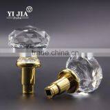 2 1/6 Inch Clear Bling Zinc Base Kitchen Dining Room Furniture Glass Door Lock Knobs thumbnail-2