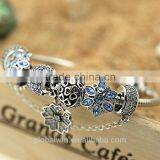 Factory Direct Supply Silver Charm S925 Pinenut Silver Bead Safety Chain Fit for All Brand European Bracelet A017 thumbnail-5