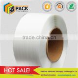 High tension polyester composite cord strap for heavy duty band packing