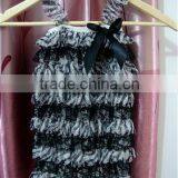 New Arrival Fashion Baby Girls Body Suit Organic Baby Clothes Lace Ruffled One-piece Romper Super Soft Cotton Jumpsuit For Girl thumbnail-3