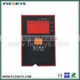 High Quality Velvet Finished Membrane Label With Rear Adhesive for Testing Equipment