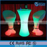 2016 New Products Rechargeable Rgb Color Led Bar Furniture, Led Outdoor High Bar Stools
