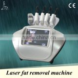 Real 650nm laser system powerful laser slimming machine with 4 big pads and 2 small pads