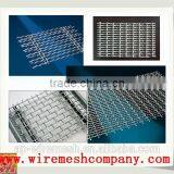 Plain Woven ss 304 Stainless Steel Crimped Wire Mesh With 25mm Hole