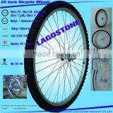 26 Inch Bicycle Wheel (26x2.125 , 26x1.95, 26x1.75, 26x13/4, 26x11/2, 26x13/8) thumbnail-1