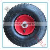250mm 10 Inch Pneumatic Rubber Wheelbarrow Wheel thumbnail-1